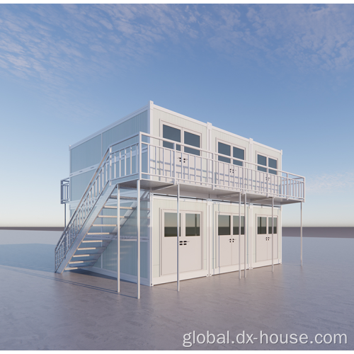 2 story prefab foldable container home